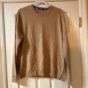 Brown Saks Fifth Avenue Cashmere Sweater Size XL